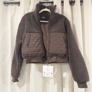 Alo Sherpa Edge Bomber Jacket